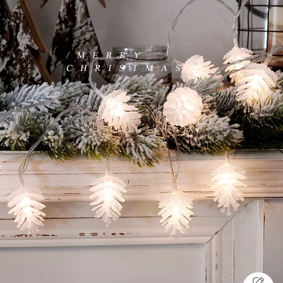 🆕Christmas pine cone decoration LED string lights 6m 40 bulbs - Picture 6 of 10
